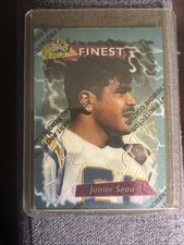 1995 Topps Finest - Junior Seau #255 Refractor