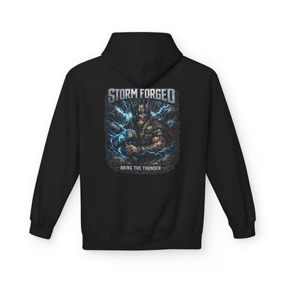 Thor Storm Forged Hoodie Viking Warrior Bring The Thunder Pullover