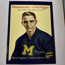 2006 Michigan TK Legacy Program Cover 1927 vs. Minnesota #PC21 /250