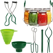 Lawei 8 Pcs Canning Kit, Stainless Steel Canning Supplies Starter Kit, Canning R