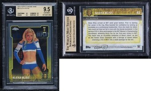 2015 Topps Chrome WWE Alexa Bliss #92 BGS 9.5 GEM MINT Rookie RC