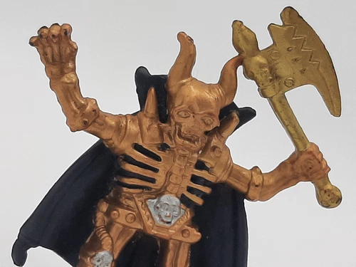 Vintage CHAP MEI SKULL FIGHTER 3" PVC Figure Skeleton Fantasy Toy 1994