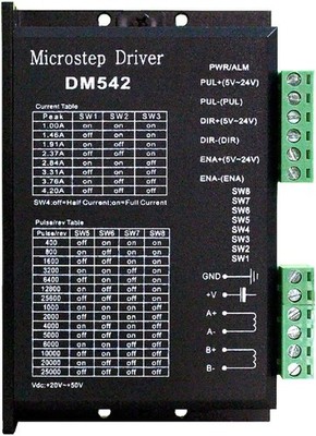CNC Digital Microstep Driver DM542 Stepper Motor Controller 20-50V Max 4.2A