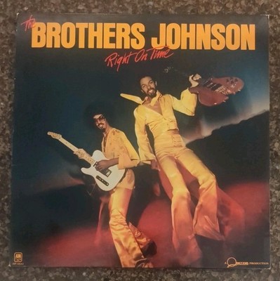 The Brothers Johnson - Right On Time (1977, A&M, SP-4644, Lyric Book)