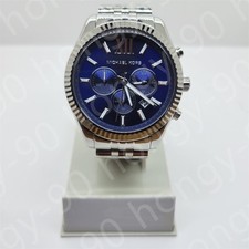 Michael Kors MK8280 Lexington Chronograph Navy Dial Stainless Steel Men's Watch