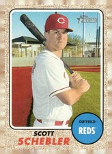 2017 Topps Heritage #233 Scott Schebler