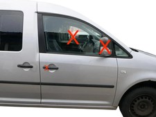 VW Caddy 3 2K Tür vorne rechts Beifahrertür silber LY7W -ohne Anbauteile