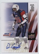 2011-12 Upper Deck USA Football Box Set Auto Devon Cajuste #22 Auto 0nr3