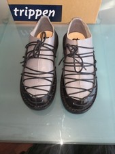Trippen Berlin Handgefertigte Schuhe Tidehold F Gr. 40 Schwarz Leder Wie Neu