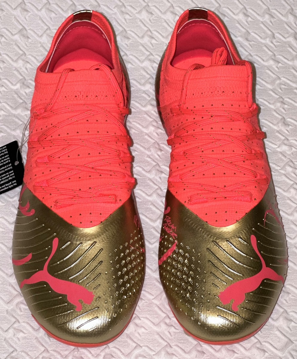 Puma Mens Future Z 2.4 Neymar JR Gold FG AG Soccer Cleats Size