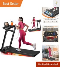 Compact Incline Treadmill with 3.0HP Motor and Foldable Design