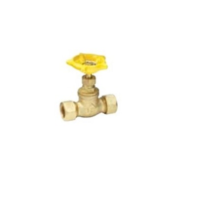 Homewerks VSV-STD-B4PA 3/4'' Brass Stop Valve 125 PSI Threaded Connection