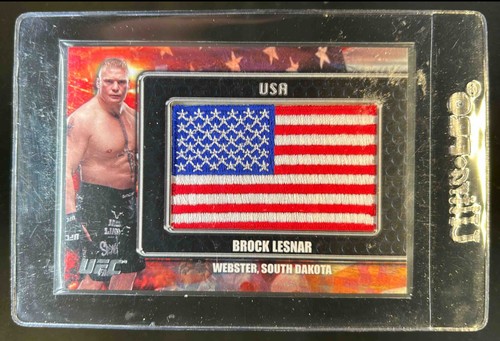 2011 Topps UFC Title Shot Brock Lesnar Country Flag Patches #CP-BL