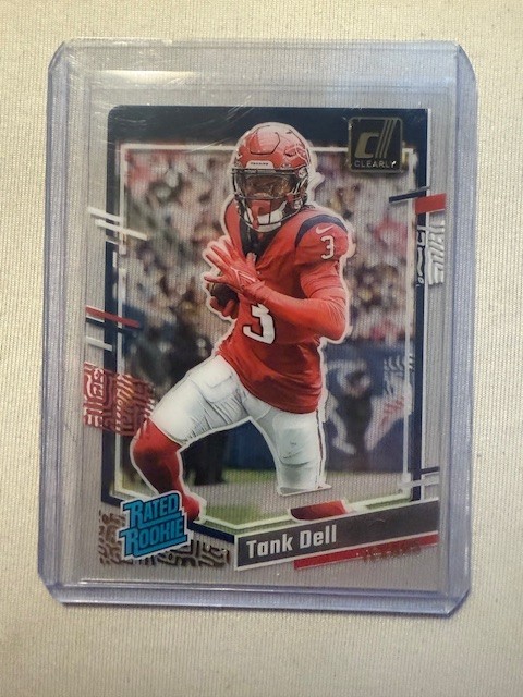 2023 Panini Clearly Donruss Tank Dell Houston Texans #85 Rookie