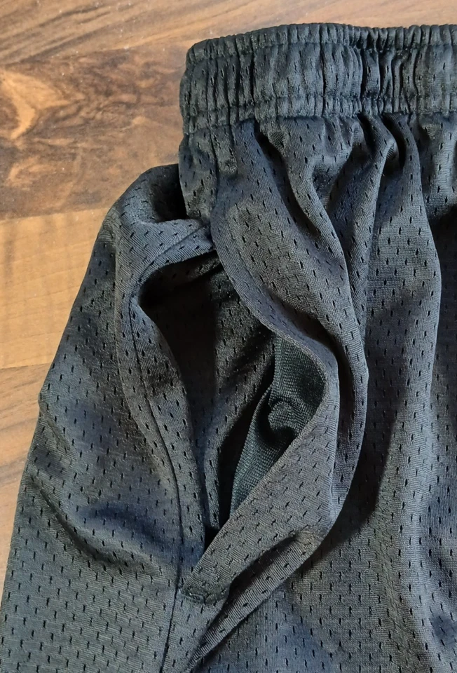 Lote de 4 pantalones cortos de baloncesto de malla Spalding para hombre talla XL negros Foto 3 de 4