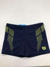 Arena Chłopięce Kąpielówki Spodenki kąpielowe STREAK SHORTS, GRANATOWO-ZIELONE, 10-11 LAT