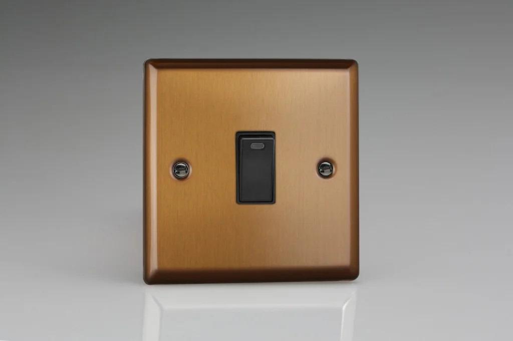 Switch Bronze 20A + Neon Urban Brushed Black Insert Varilight XY20NB.BZ