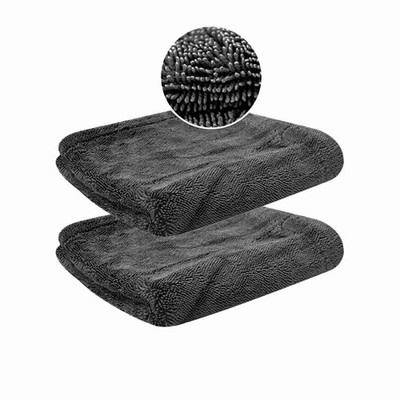 Liquid Elements Black Hole Trockentuch Mikrofaser Tuch 40x40cm 1400GSM 2er Set
