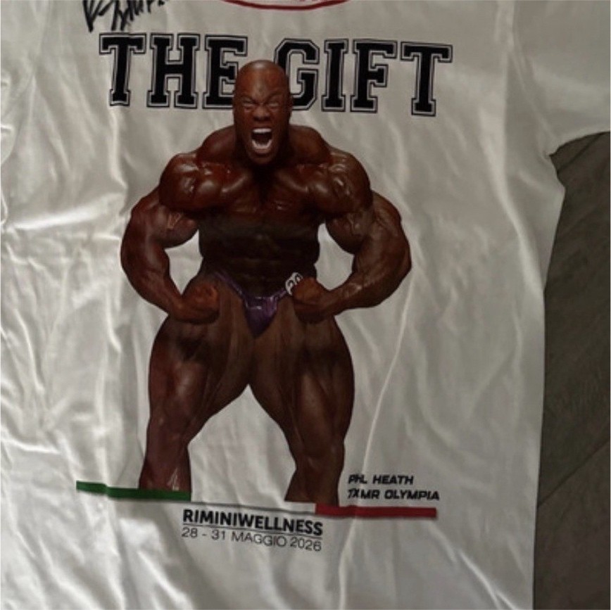 [eBay] Panatta T-Shirt Phil Heat the Gift Autogramm Rimini Wellness