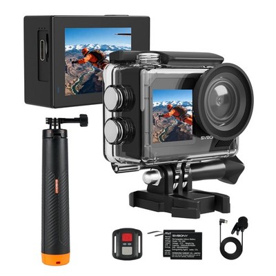 SVGo2 4K30FPS Underwater Camera, EIS 2.0 Dual Touch-Screen Waterproof Camera ...