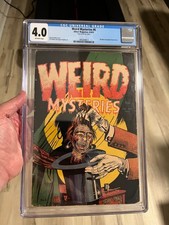 Weird Mysteries #6 CGC 4.0 Gilmor Magazines 1953 Shrunken Decapitated Head Cover