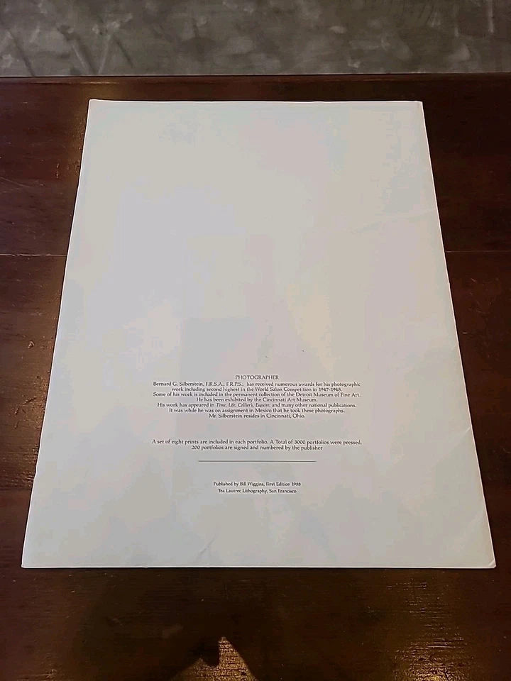 FRIDA KAHLO & DIEGO RIVERA Portfolio of Photographs by Bernard Silberstein 1988 - Image 2 of 4