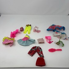 Vintage Barbie Neon Clothes Lot 80s 90s Fashions See Pics