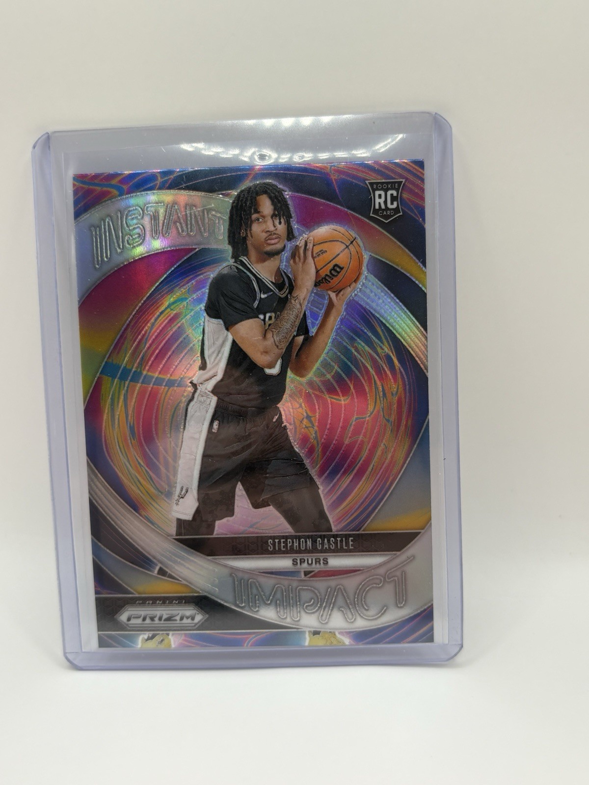 2024-25 Panini Prizm - Instant Impact Stephon Castle #4 Silver Prizm (RC)