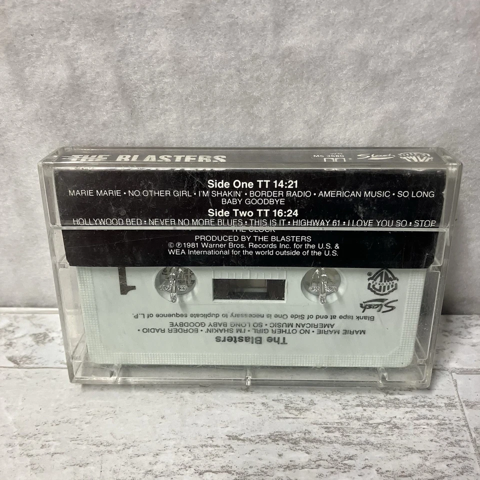 The Blasters Cassette Tape Self Titled 1981 Slash Records LA Punk TESTED WORKS Foto 3 de 3