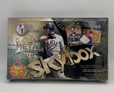 1998 SKYBOX METAL UNIVERSE -BASEBALL SEALED HOBBY BOX - (small opening)