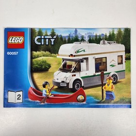 Lego 60057 Instruction Manuals Only 2014 LEGO City Camper Van w/Canoe