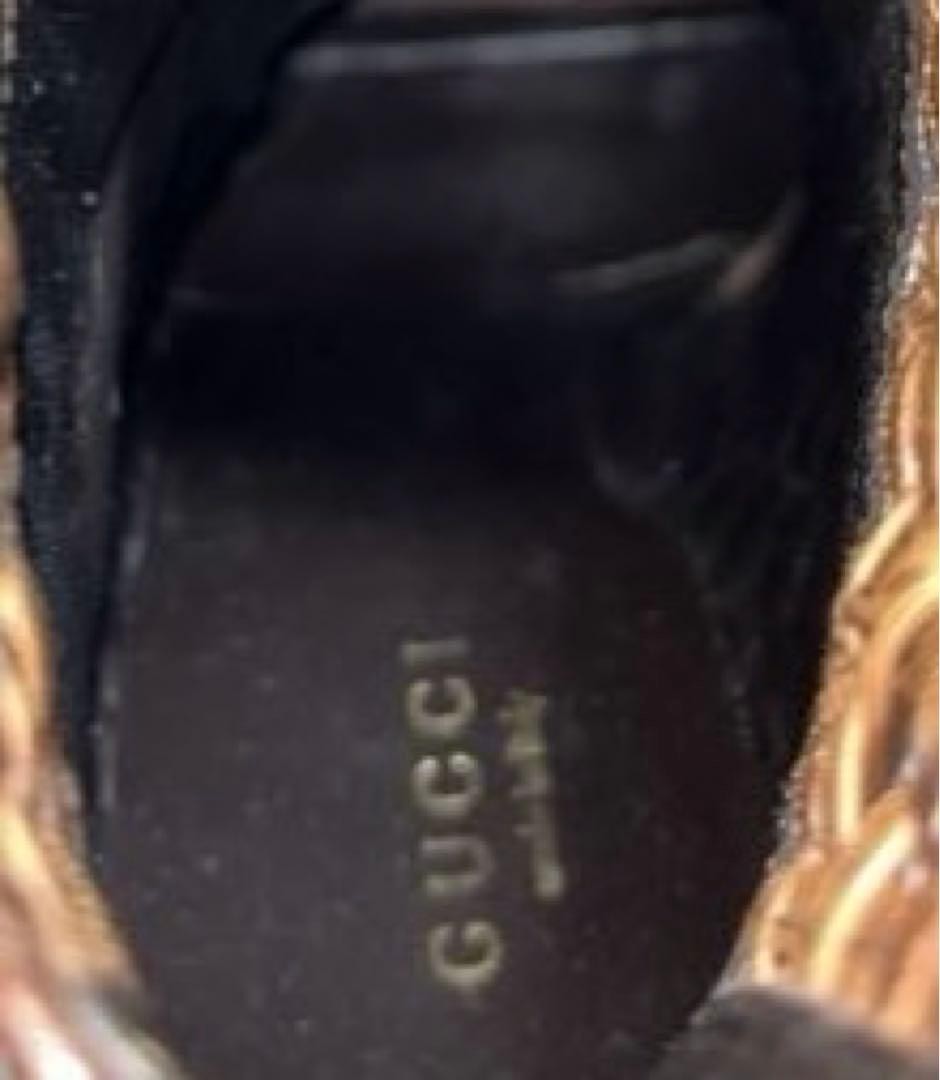 GUCCI Boots Heel Leather Dark Brown EU35.5/US5.5 107355c thumbnail 7