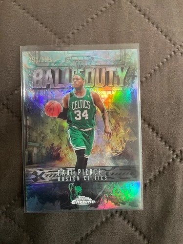2025 Topps Chrome Paul Pierce Refractors Aqua (RAW)