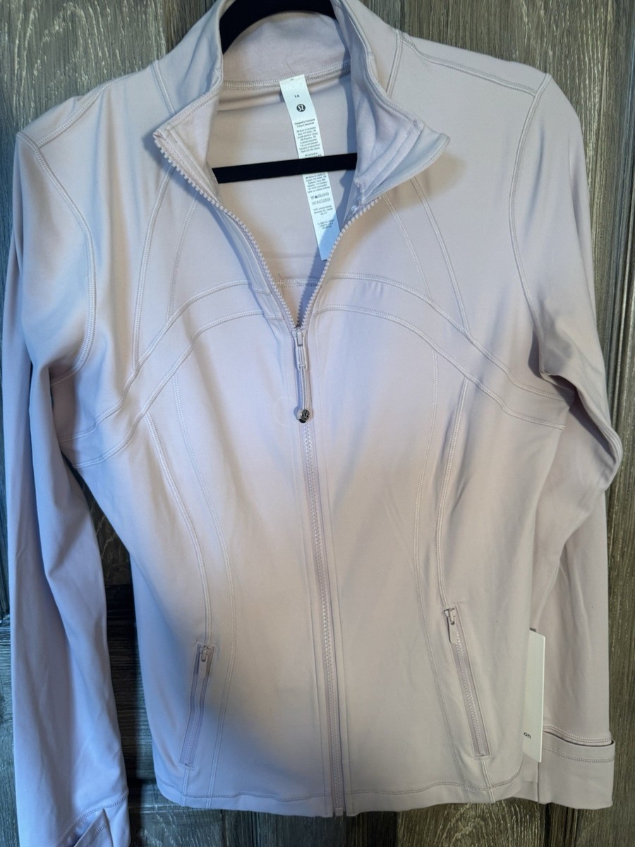 Lululemon Define Jacket Nulu Light Pink Track Jacket Women's Full