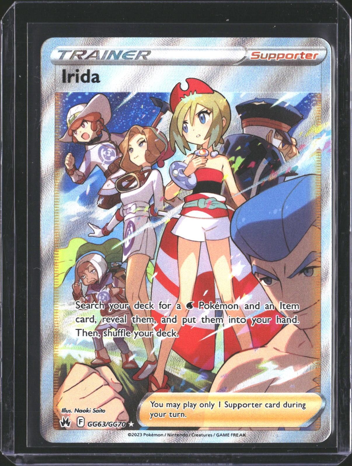 Irida GG63/GG70 Ultra Rare Crown Zenith Galarian Gallery Pokemon NM/M