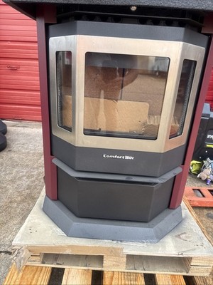 Window Pallet Design ComfortBilt HP22 Pellet Stove in Burgundy 2800 sf EPA | eBay