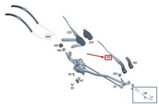 MERCEDES-BENZ GLC X254 Wischerarm vorne rechts RHD A2548201900 NEU ORIGINAL