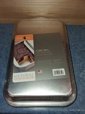 Nordic Ware Cake Pan W/Lid 9''×13''×3''-Commercial Bakeware-New/Sealed!