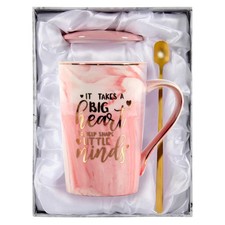 Teacher Appreciation Gift ,Food Grade Ceramic Personalized Teacher Mug,14 oz