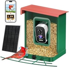 Bird Feeder Smart Bird Feeder With Camera Solar Powered Solar Roof