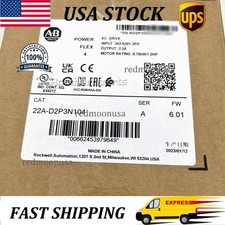 AB 22A-D2P3N104 PowerFlex 4 0.75 kW 1 HP AC Drive New Factory Sealed US Free Tax