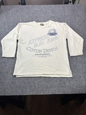 Vintage Express Jeans Sweatshirt EXP 90s Crewneck White Size Large