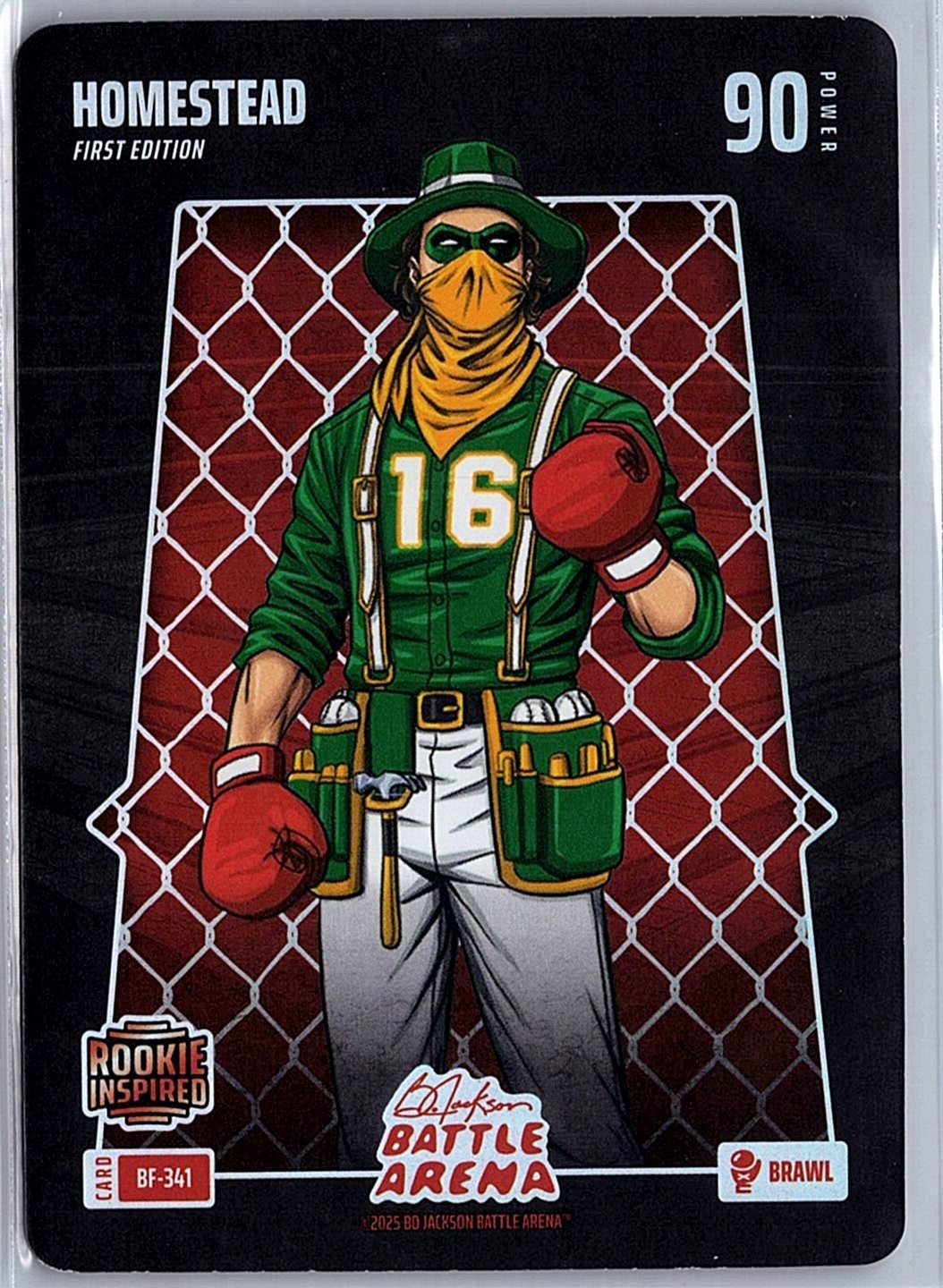 2026 Bo Jackson Battle Arena HOMESTEAD Brawl BattleFoil BF-341 Nick Kurtz