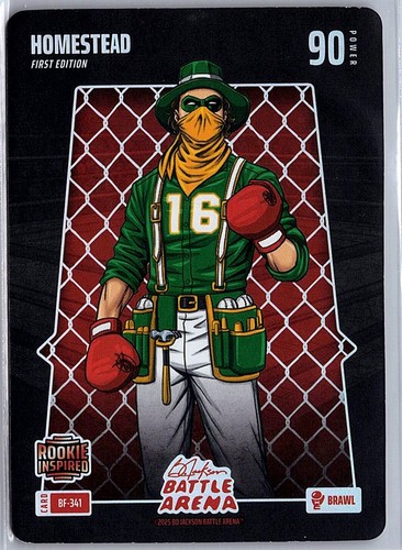 2026 Bo Jackson Battle Arena HOMESTEAD Brawl BattleFoil BF-341 Nick Kurtz