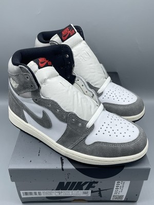 Nike Air Jordan 1 Retro High OG Washed Black EU 40,5 US 7,5 Schwarz Grau Weiß