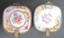 COPPIA DI PICCOLI POSACENERE IN PORCELLANA DI LIMOGES ORIGINALI ANNI 70