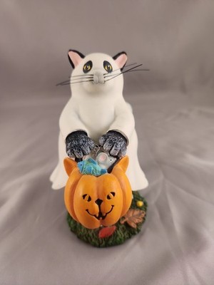 Figi Vintage 2002 Cat Ghost Jiggler Small Chip On Ear As Noted In Photo