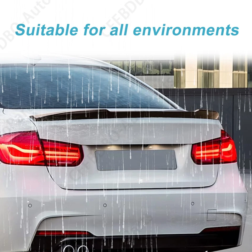 Спойлер закраина на багажник из углеродного волокна для BMW седана F30 F80 M3 CS 2013-2018 годов выпуска - Изображение 3 из 4