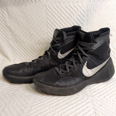 NIKE 749561-001 Hyperdunk 2015 Black Metallic Shoes- SZ 11