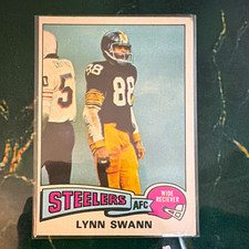 Topps 1975 Lynn Swann Pittsburgh Steelers #282 Rookie Base Set NFL Card. rookie card picture